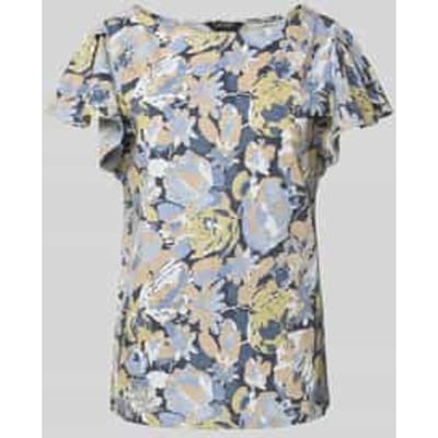 T-shirt met boothals, model 'EDBERT'