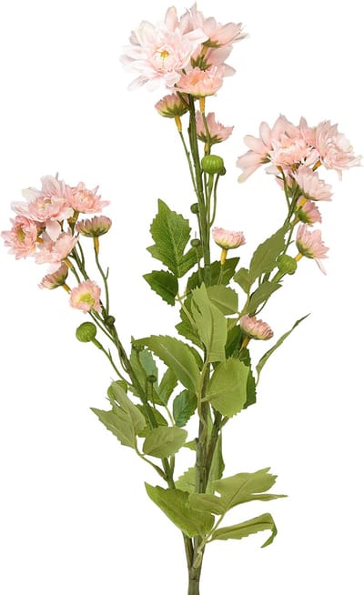 Kunstbloemen Kunstasters Zijden Bloemen Roze 80cm