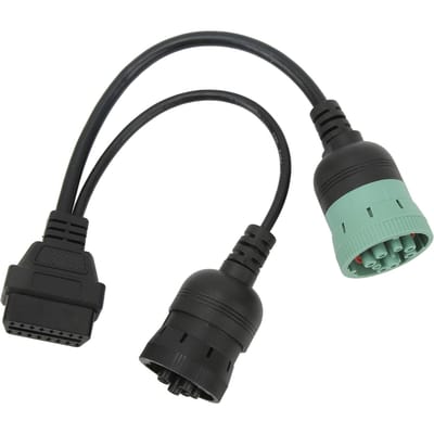 OBD2 Vrachtwagenkabel OBDII 16-pins Vrouwelijk naar 6-pins J1708 9-pins J1939 Splitter Y Diagnostische Scannerkabel