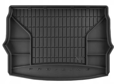Premium Rubber Kofferbakmat met Organizer Functie – Geschikt voor NISSAN Qashqai II (2013-2021) – Bovenste Laadvloer – TPE – Anti-slip – Hoge Rand (5cm)