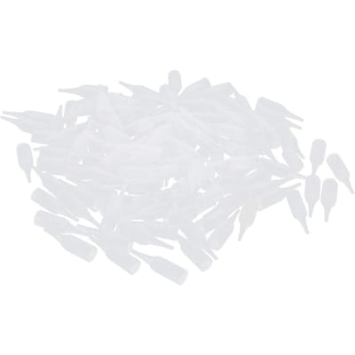 120pcs Capuchon d'aiguille pour machine de tatouage Microblading Coloration rapide Accessoire Capuchon d'aiguille de tatouageGrand 7F white