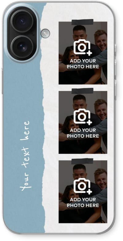 Gepersonaliseerd - Case Company® - Hoesje geschikt voor iPhone 16 Plus hoesje - Polaroid N°6 - Soft Cover Telefoonhoesje - Bescherming aan alle Kanten en Schermrand