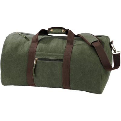 Quadra Vintage canvas weekendtas QD613 - Vintage Military Green - One size