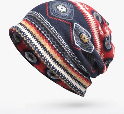 Beanie- Boasty ® Ishtar - Muts - uniseks - Vissers - Beanie Retro Style Beanie - Hippie - Beanie - Hippie - One size - hippie accessoires-retro - Hoed-kerstcadeau