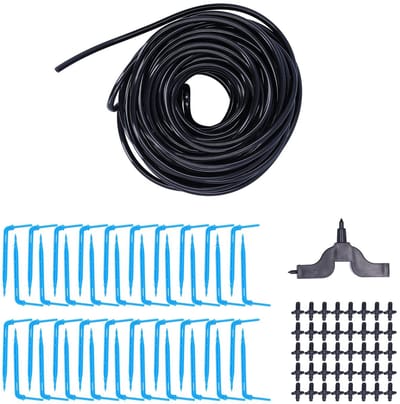 Dailygoods - Bewateringsset Gebogen Druppel voor Pijlirrigatie Besproeiingsdruppelirrigatie Druppelaars Kaszaailingen Slang voor Accessoire Druppel voor Pijl Druppelirrigatiesets