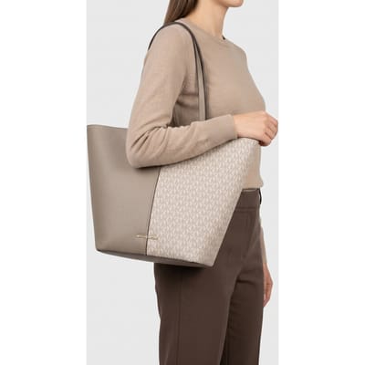 Michael Kors Large Tote Birch Maat: OS | Handtassen Outlet | Dames | Grijs