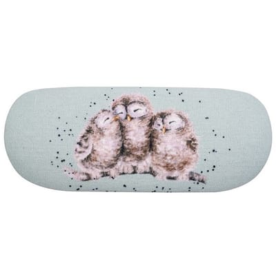 Brillenkoker Wrendale - 'Owlets' Owl Glasses Case - Brillenhoes