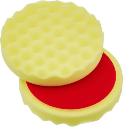 Schuurpad set - Polijstspons medium - Auto polijsten - Verminderde warmteontwikkeling - 160x30 mm - Geel