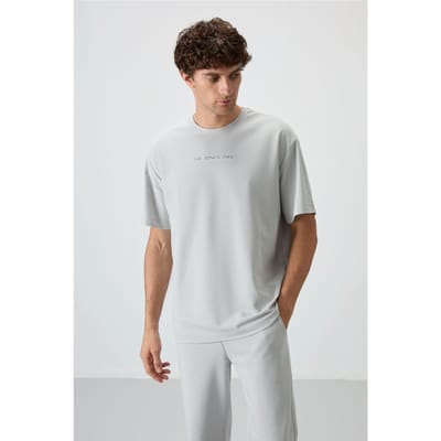 Oversized Geprinte Crew Neck T-shirt
