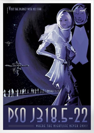 PSO J318.5-22 | Space, Astronomie & Ruimtevaart Poster | A3: 30x40 cm