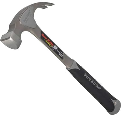 Gebogen Klauwhamer - 1 Pack met Comfort Grip