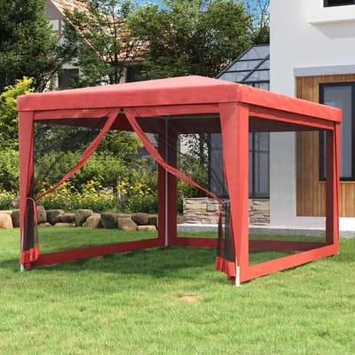 Partytent met zijwanden - Tuinpaviljoen - Feest en buitenleven - Waterdicht en ventilerend - 3 x 4 meter - Wit