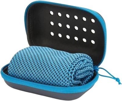 Verkoelende Handdoek - Zweetabsorberend Doek - Sport & Outdoor - Sneldrogend Compact - 90x30cm - Blauw