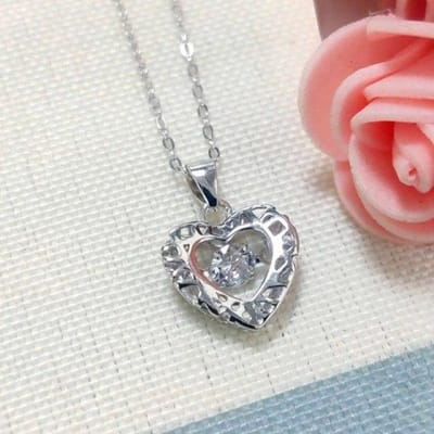Mode Hangers Kettingen Voor Vrouwen Hoge Kwaliteit Zirkoon Roségoud Ketting Hanger 925 Zilver Fijne Sieraden Jubileum Cadeau gray