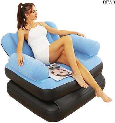 RFWR® Opblaasbare stoel - Multifunctionele comfortabele luchtbank voor binnen en buiten