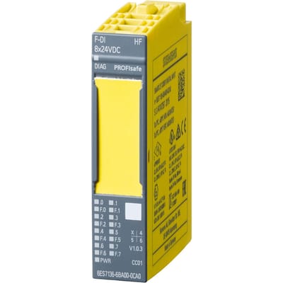 Siemens 6ES7136-6BA00 0CA0 6ES7 1366BA000CA0 PLC-elektronicamodule 30 V, 24 V/DC