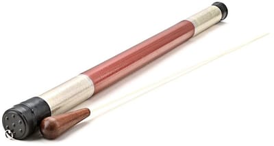 Dailygoods- Dirigeer Baton Lichtgewicht - Houten Handgreep - Glasvezel Schacht - 39,8 cm - Draagdoos - Duurzaam en Milieuvriendelijk - Dirigeerstok