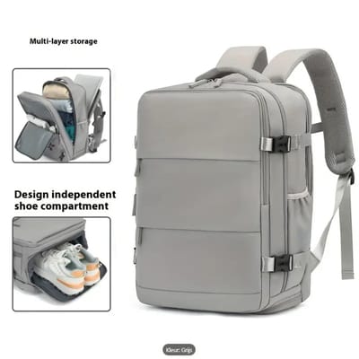 Reis rugzak, luchtvaart tas, cabin bag, handbagage, reisbagage, appart schoenenvak, 40 liter,