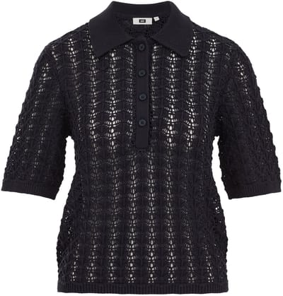 WE Fashion Dames gebreide trui met polokraag