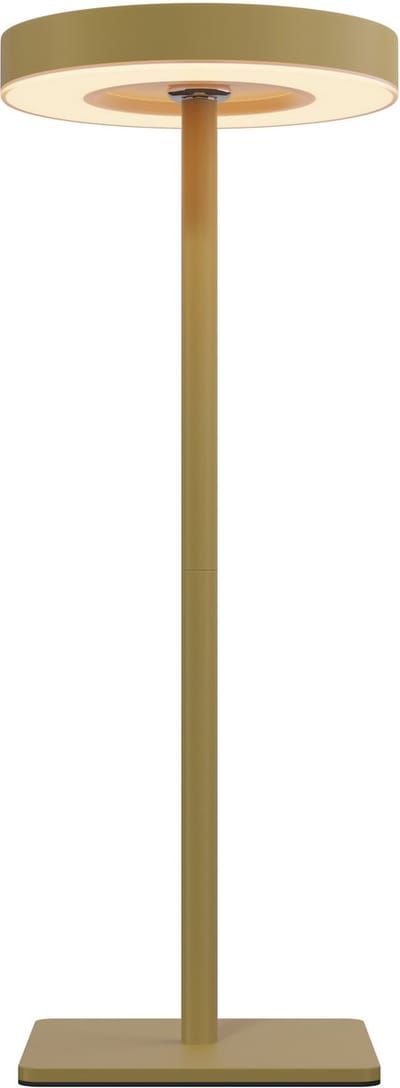 Nook - Oplaadbare tafellamp - Goud - Draadloos - LED & 3 lichtstanden - Bureaulamp of nachtlampje