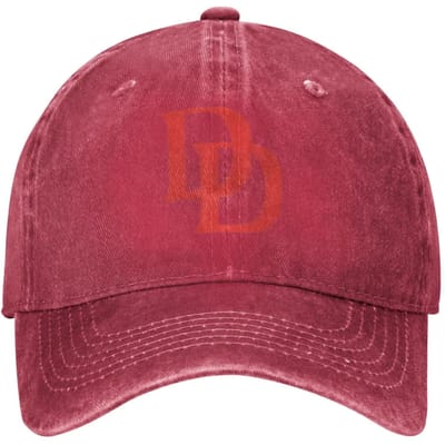 Baseballpet Daredevils Zomer Y2K Grappige Truckerpet Logo Dames Heren Buitensporten Baseballpetten Mode Adjustable pink
