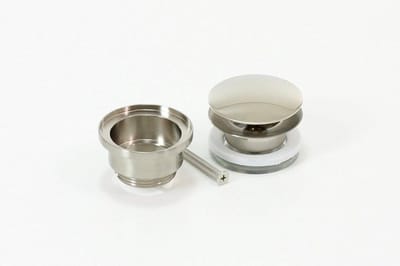 Royal Plaza Merlot wastafelplug 1 1/4 42mm niet afsluitbaar geborsteld nikkel