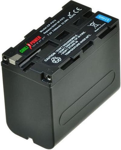 ChiliPower NP-F970 accu voor Sony - 7400mAh