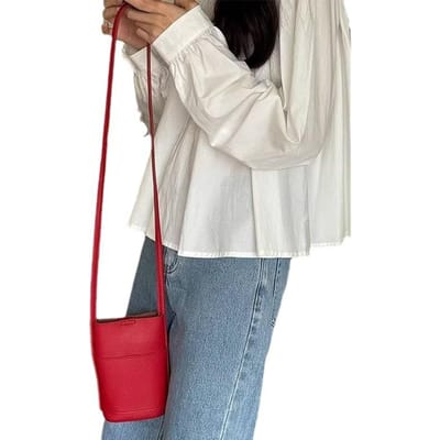 Koreaanse Nieuwe Casual Crossbody Mobiele Telefoon Tas Ins Simpel Rood Schattig Mini Verticale Tas Munt Portemonnee Dames gray