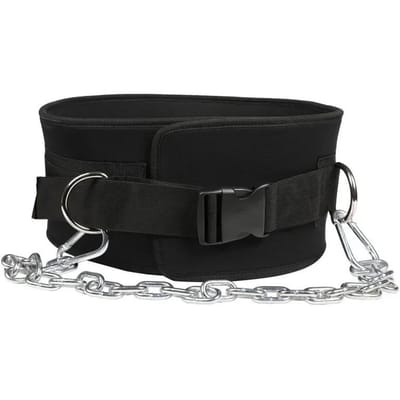Nouvelle Ceinture Lestée Pour Tractions Musculation Ceinture de Fitness Ajustable Unisexe Pour Barre Unique Double Entraînement black