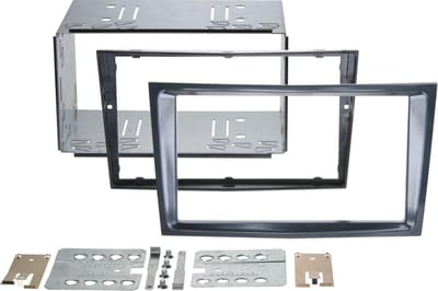 2-DIN Paneel geschikt voor Opel Corsa D(S07) / Antara (L-A) / Zafira (A-H) Kleur: stealth-zwart