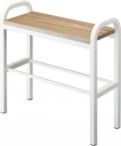 Yamazaki Schoenenrek met Houten Plank - Tower - Wit