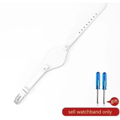 Echt Lederen Horlogeband Dames Horlogeband voor Fossil ES3077 2830 3262 3060 4176 4119 4026 4340 Kleine Armband 8mm Horlogeband Steel-K1-8mm white