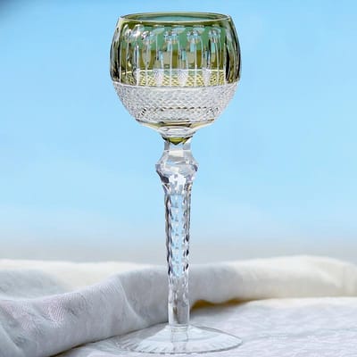 Handgemaakte Meerkleurige Handgesneden Wijnglazen Edo Kiriko's Hockglas Kelk Champagneglas Met Cadeaubox 140ml-230ml