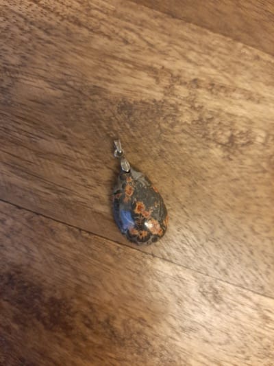 The drop of Jaspis luipaard - hanger