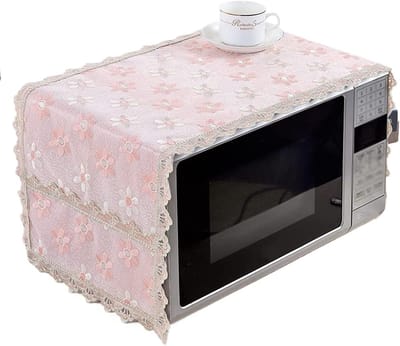 Magnetron Oven Deksel - Beschermhoes Keuken - Keuken Decoratie - Elegant Kantontwerp - 32x100cm - Efficiënt