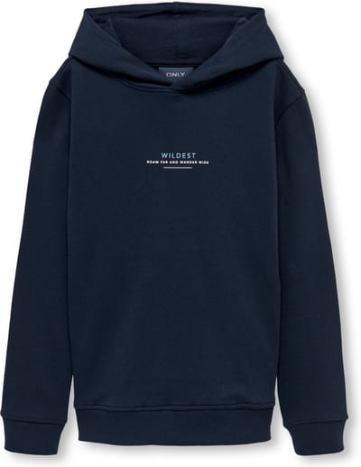 ONLY KOBTOM L/S WILDEST HOOD BOX UB SWT Jongens Trui - Maat 122/128
