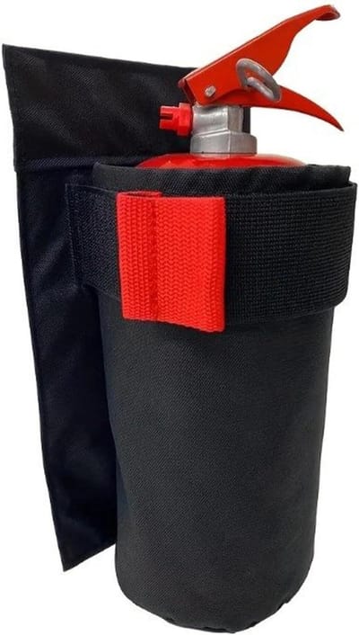 Blusapparaat Houder - Auto Opbergtas - Voertuig Organisatie - Snelle Extractie - 24x11 cm - Zwart