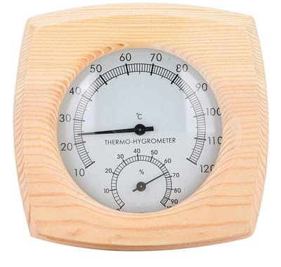 Dailygoody - Hittebestendige saunaruimtethermometer - Digitale hygrometer - Duurzaam ontwerp - Binnengebruik - Nauwkeurige temperatuurweergave -