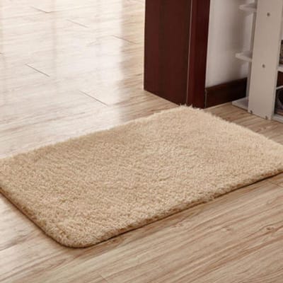 Imitatie Lamsvacht Tapijt Rond Effen Kleur Pluche Verdikt Imitatie Lamsvacht Bedzijdetapijt Salontafel Sofa Vloermat 50*80cm