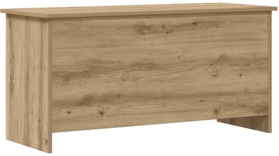 vidaXL - Opbergkist - Artisanaal - eiken - 100 - x - 40 - x - 50 - cm - Bewerkt - hout