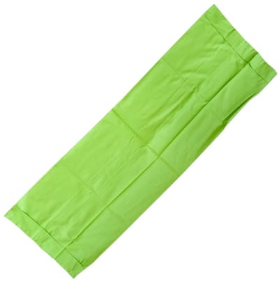 Guling.nl Gulings - Licht Groene Katoen Hoes / Overtrek – Large ~95 cm – Wasbaar – met strik sluiting - Let op: ALLEEN een overtrek – guling zelf zit niet inbegrepen. – ook geschikt voor andere rolkussens van ca. 80-100 cm – Merk:guling.nl