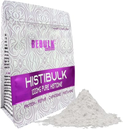BeBulk Nutrition - HistiBulk - 100% zuiver Histidine poeder - 1000mg dagelijkse dosering - 1kg (1000 g) Neutraal - Immuunsysteem - Smaakloos & oplosbaar - Past bij Brievenbus- Hoge Kwaliteit - Gemaakt in Nederland