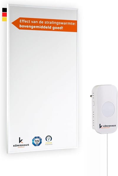 Infrarood Verwarming 800 Watt met Slimme Thermostaat en 5 Jaar Garantie