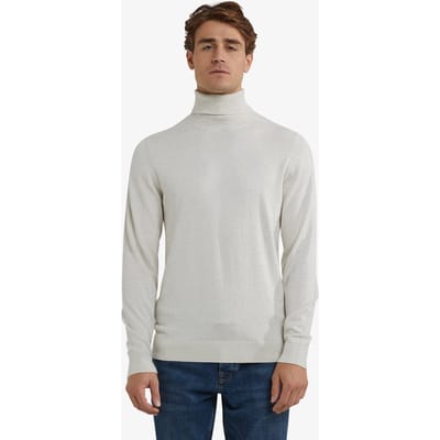 McGregor Roll Neck Sweater Off White Size: XXL | Turtlenecks Outlet | Heren | Wit