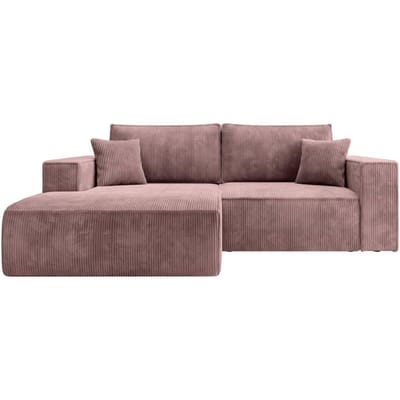 Hoekslaapbank Galine ribstof links | NADUVI Collection
