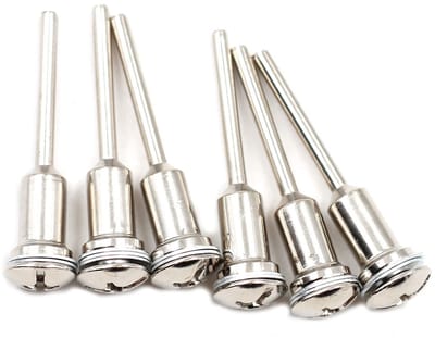 Set van 6 Snijschijven met 1/4" Schroefmandrel en 1/8" As voor Dremel en Rotatietools - Precisie, Accessoires, Gereedschap
