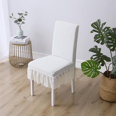 Waterdichte stoelhoes banket stoelhoes kanten rok elastische stoelhoes eenvoudig hotel restaurant universele stoelhoes A