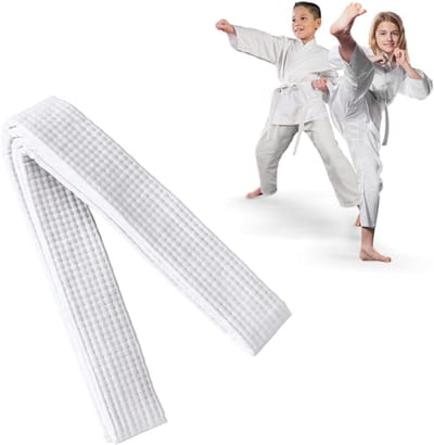 Judo- en Taekwondo-gordels van extra dik materiaal, 180 cm, ideaal voor kinderen en vechtsporttraining