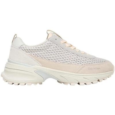 sneakers met labeldetail en geprofileerde zool
