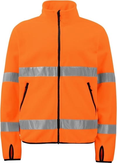ProJob 6327 SIGNALISATIE FLEECE EN ISO 20471 KLASSE 3 646327 - Oranje/Zwart - 4XL